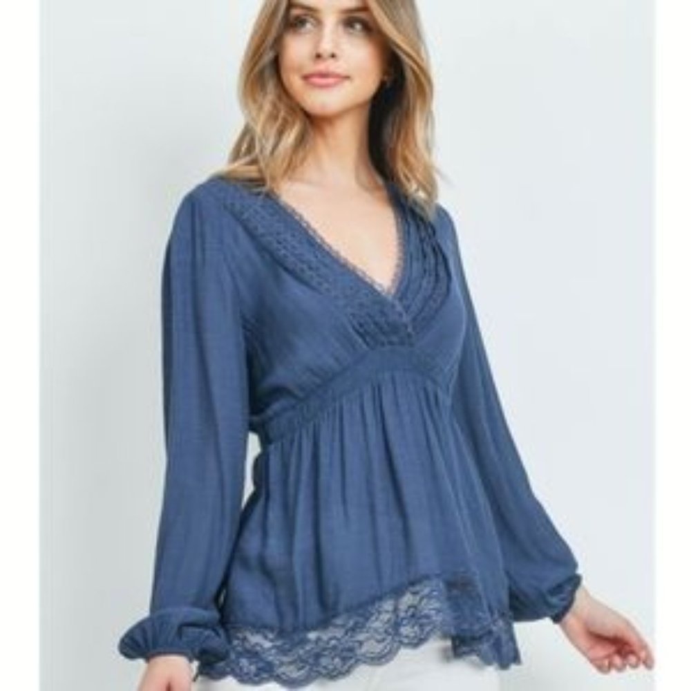 Delightful Bohemian Lace Blouse